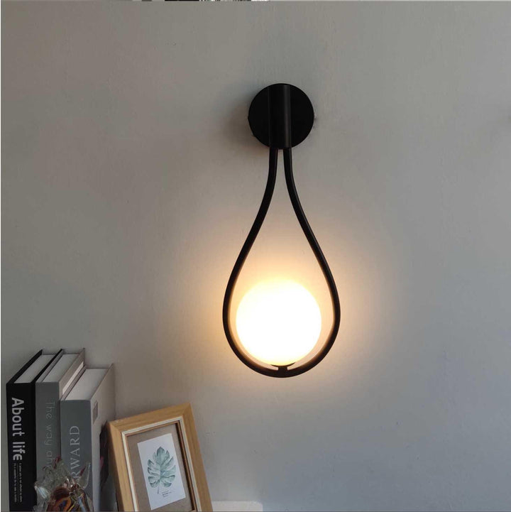 Wandlamp in Scandinavische stijl, eigentijdse sfeerverlichting voor in huis