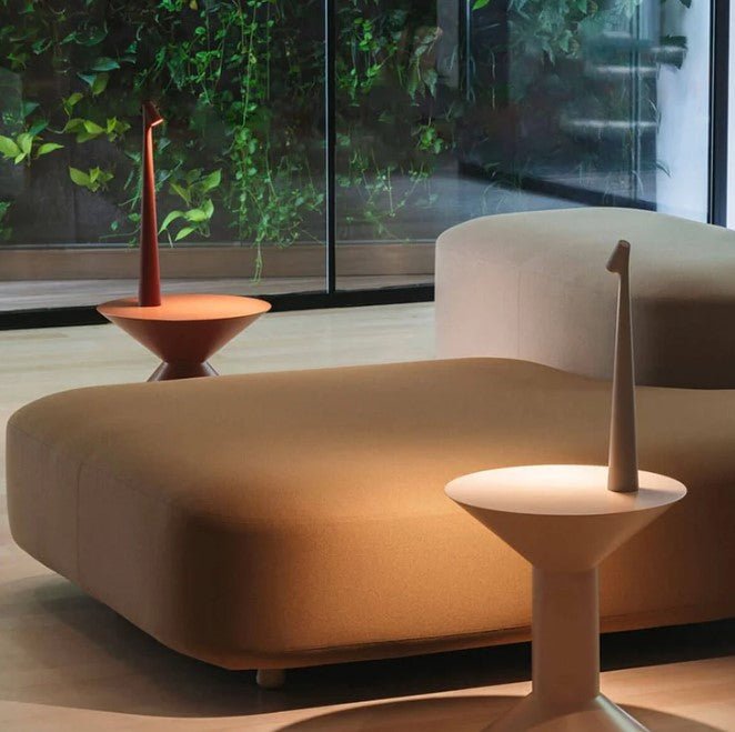Draagbare tafellamp met instelbare helderheid, compacte verlichting