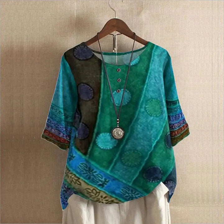 Top met ronde hals - Ingrid