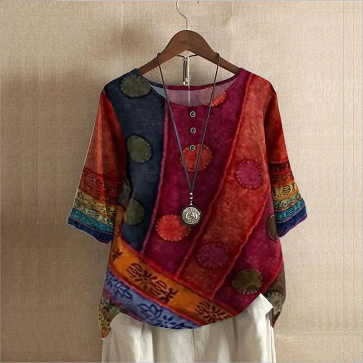 Top met ronde hals - Ingrid