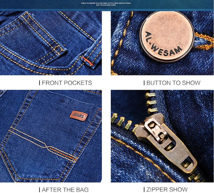 Jeans | Rechte, casual stretchjeans