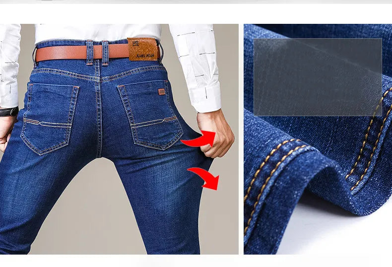 Jeans | Rechte, casual stretchjeans