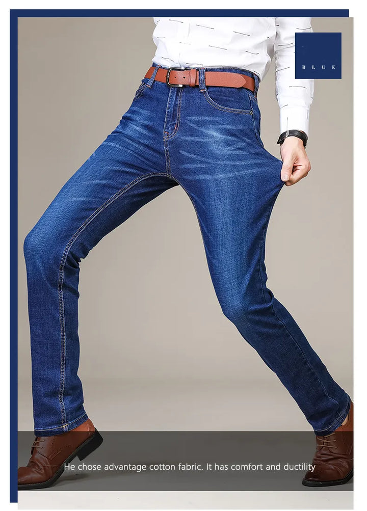 Jeans | Rechte, casual stretchjeans
