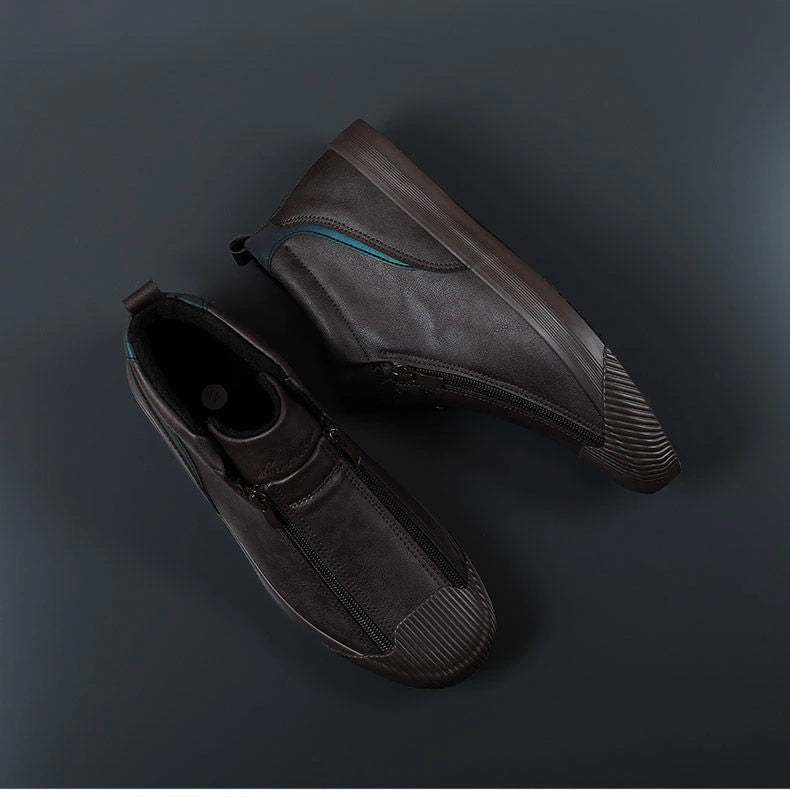Herensneakers met rits en comfort – Noah