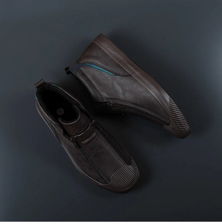 Herensneakers met rits en comfort – Noah