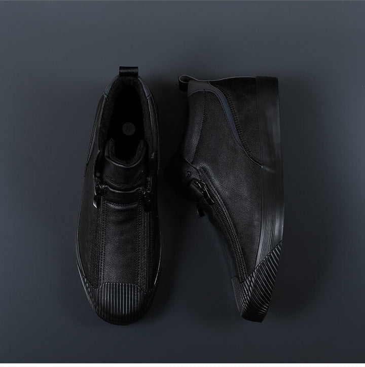 Herensneakers met rits en comfort – Noah