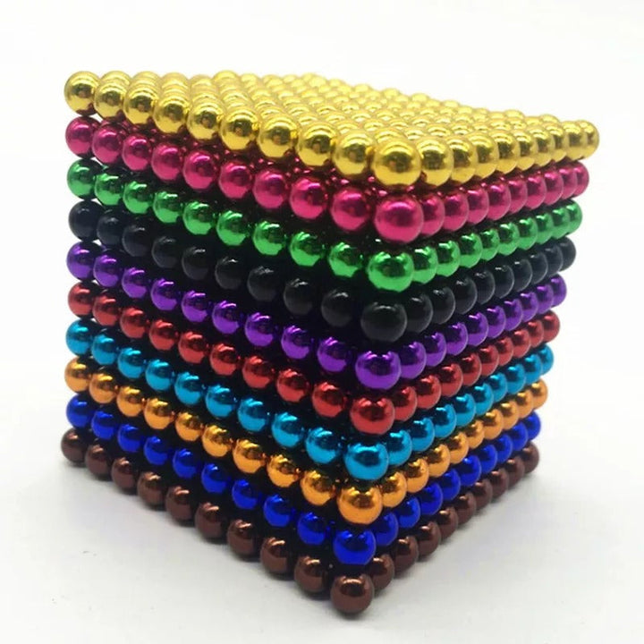 Boetseerset met magnetische ballen – creatieve bouwset