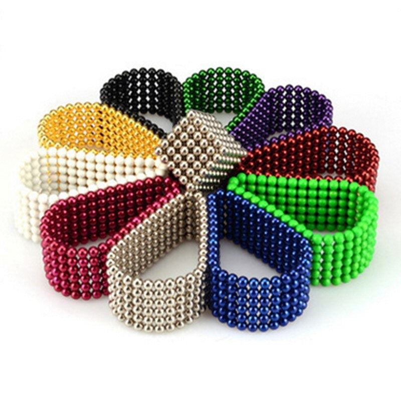 Boetseerset met magnetische ballen – creatieve bouwset