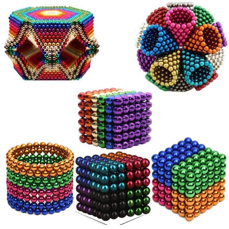 Boetseerset met magnetische ballen – creatieve bouwset