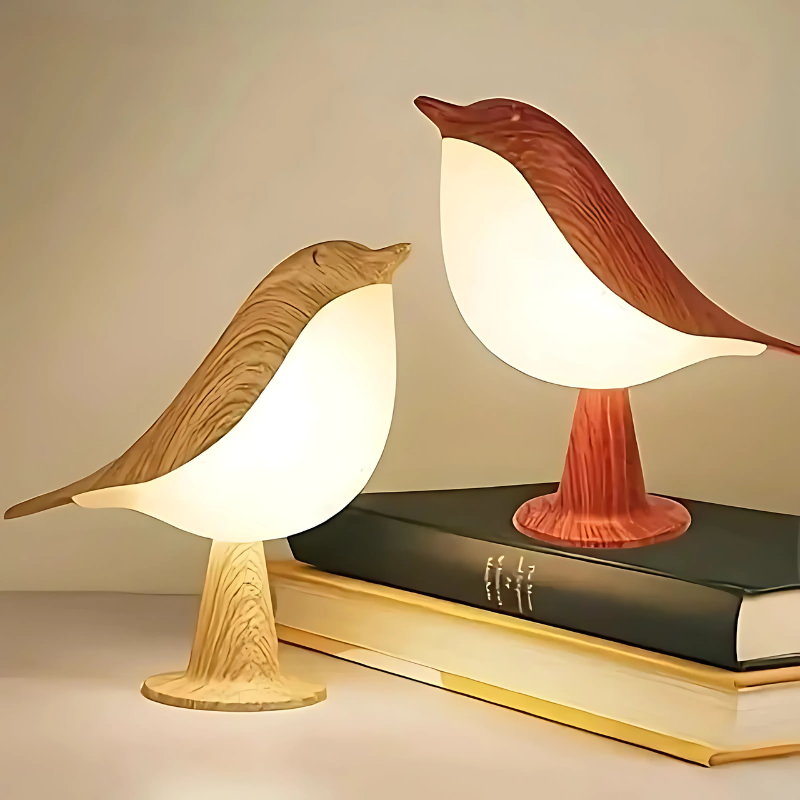 Vogel sfeer-ledlamp met touchbediening en aromadiffuser