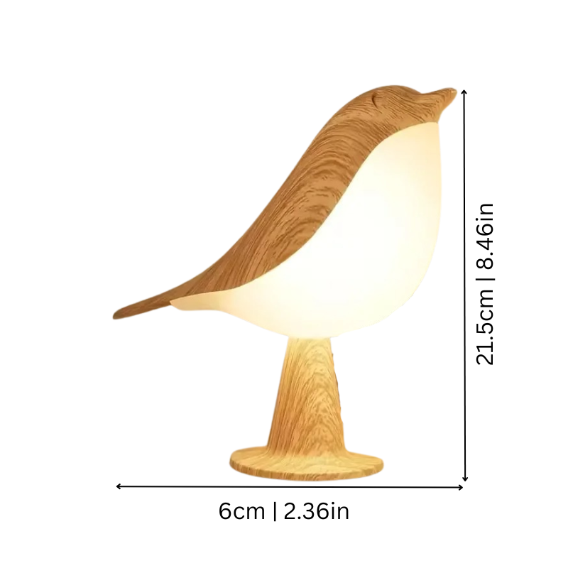 Vogel sfeer-ledlamp met touchbediening en aromadiffuser