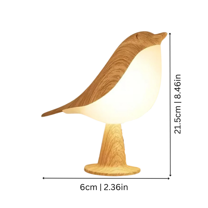 Vogel sfeer-ledlamp met touchbediening en aromadiffuser