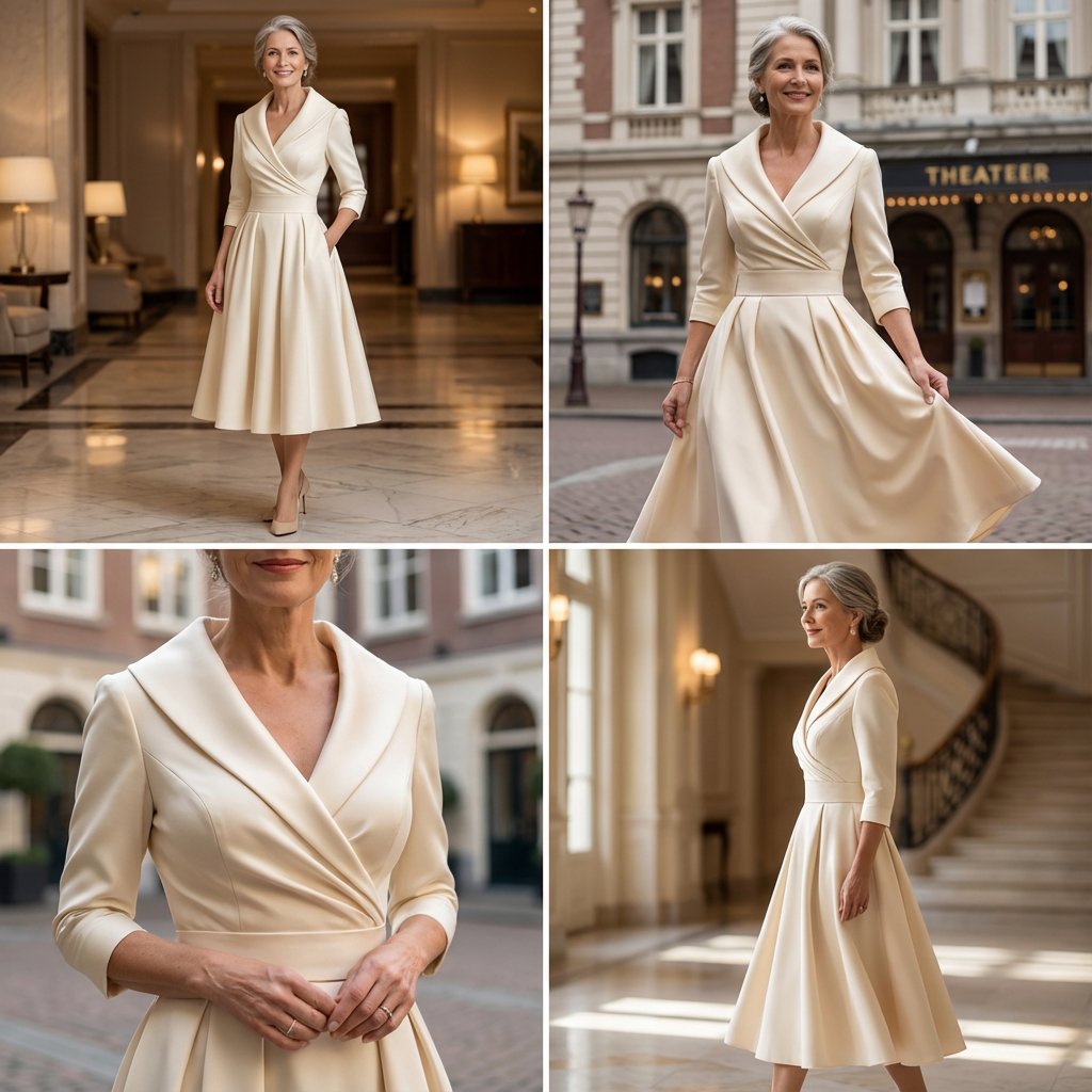 Midi-jurk voor dames | Elegante en tijdloze A-lijn-stijl