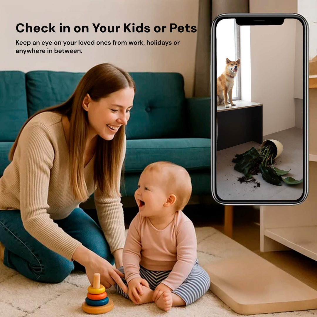 Compacte wifi-bewakingscamera met bewegingsdetectie