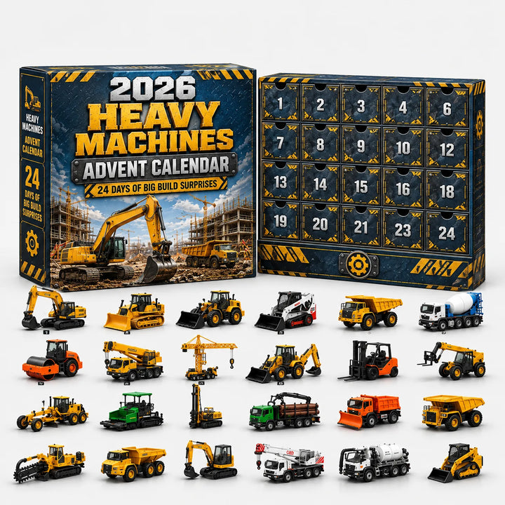 Miniatuurvoertuigen kerst aftelset - Motorix