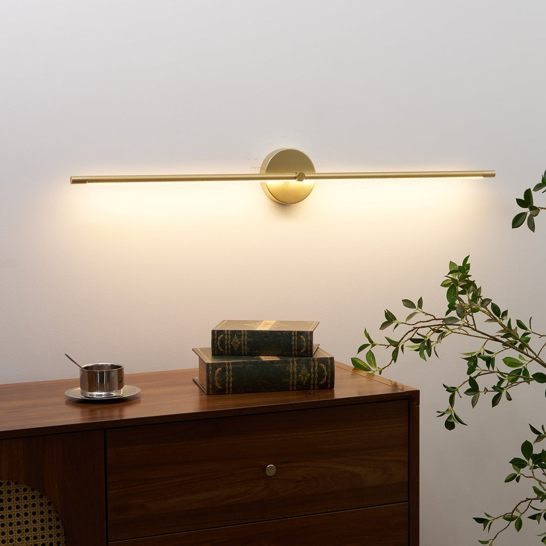 Minimalistische Lineaire Wandlamp Met Twee Armen In Moderne Stijl