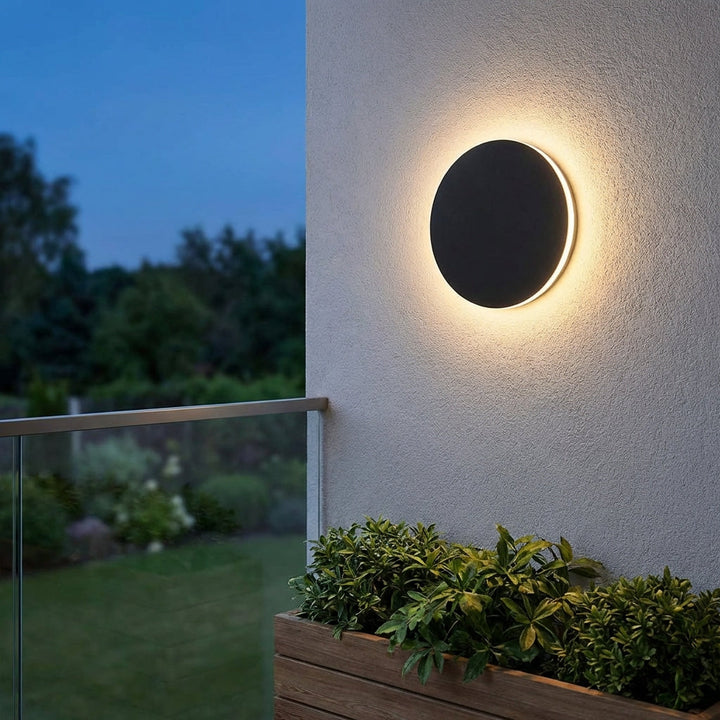 Moderne ronde wandlamp - Solunex