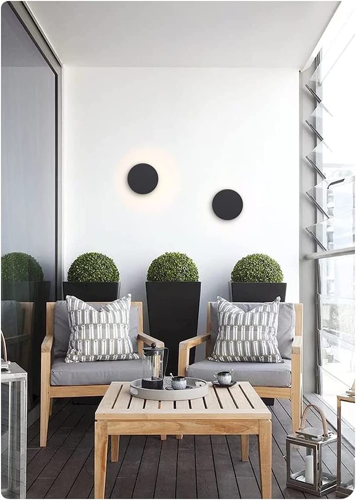 Moderne ronde wandlamp - Solunex