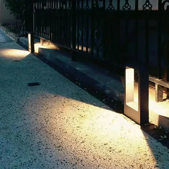 Tuinlamp met bewegingssensor, weerbestendige draadloze buitenlamp
