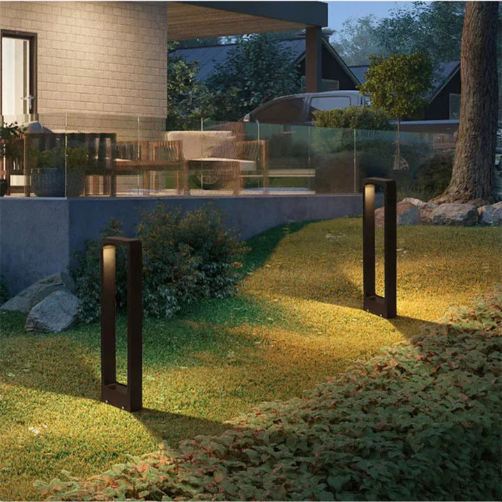 Tuinlamp met bewegingssensor, weerbestendige draadloze buitenlamp