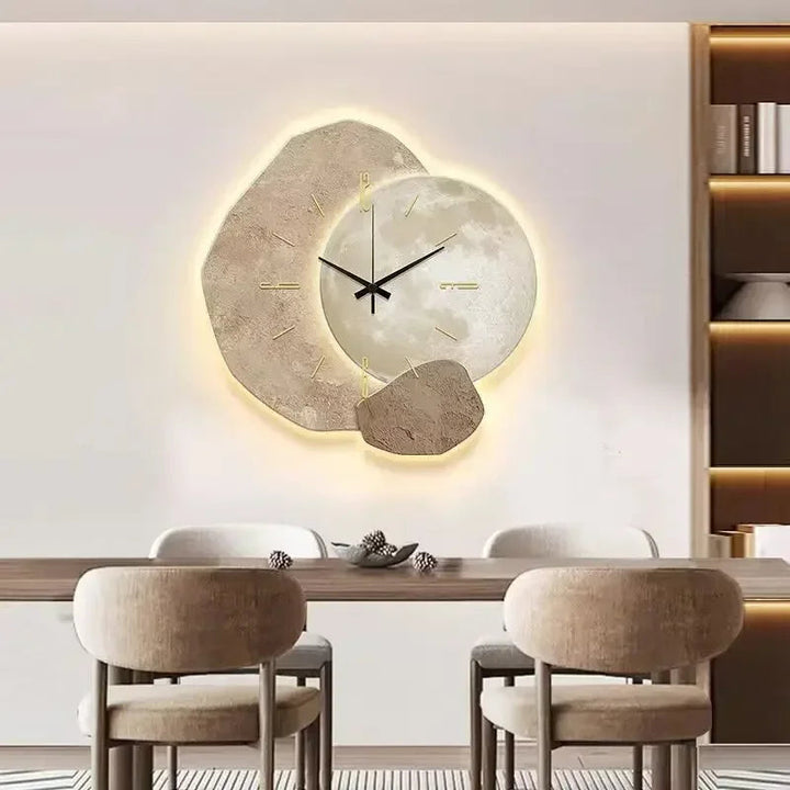 Moderne Wandklok met Uniek Design