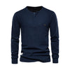 Heren Shirt met lange mouwen en ronde hals