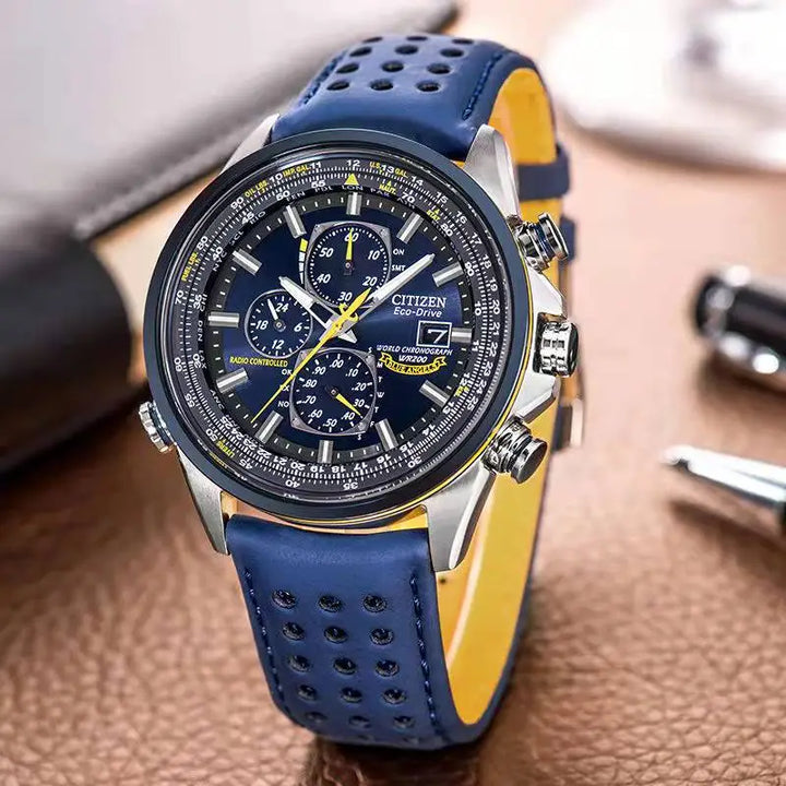 Quartz Horloge met Chronograaf en Waterdichte Afwerking