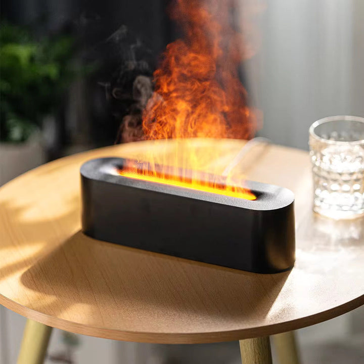 7-kleuren stoomlamp, ontspannende aromaverstuiver op USB-voeding