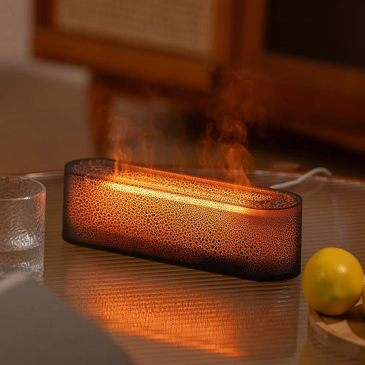 7-kleuren stoomlamp, ontspannende aromaverstuiver op USB-voeding