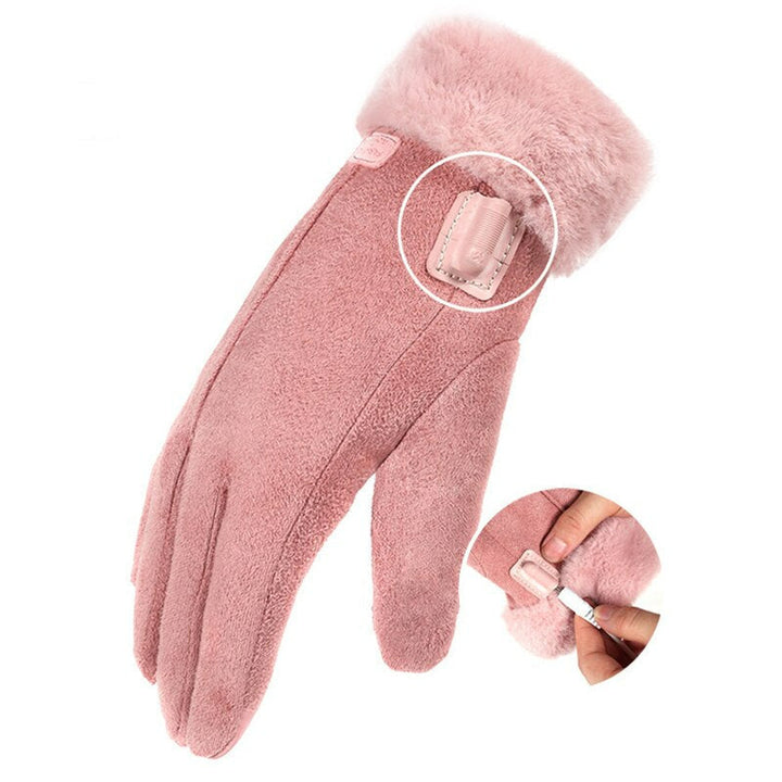 Oplaadbare verwarmde handschoenen voor dames, snel warm en de hele dag warmte