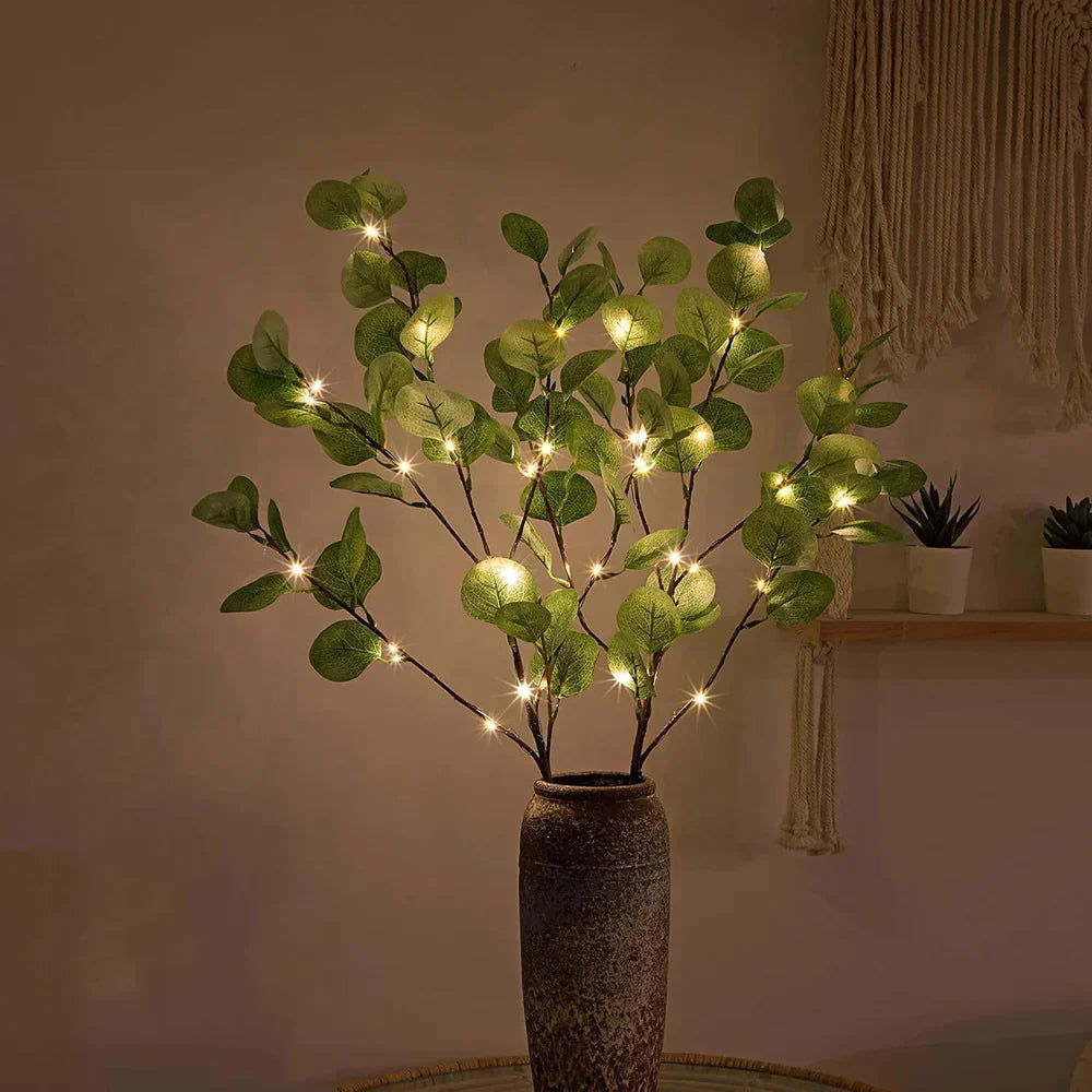 LED-lichtslinger tak op batterijen, decoratieve verlichting voor binnen