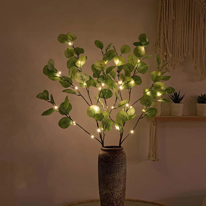 LED-lichtslinger tak op batterijen, decoratieve verlichting voor binnen