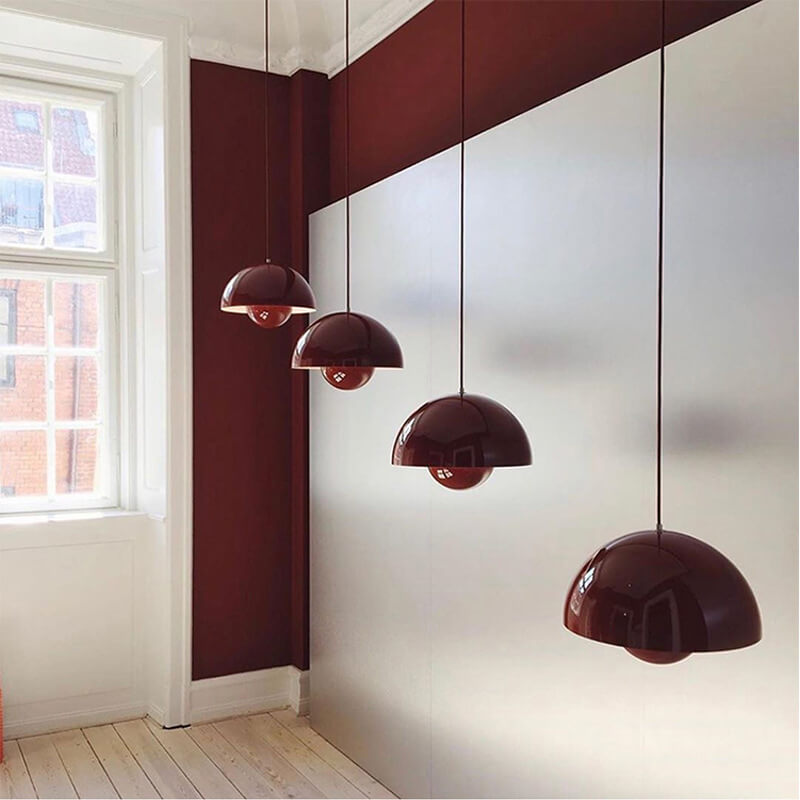 Nordic hanglamp met koepel eigentijdse minimalistische plafondverlichting