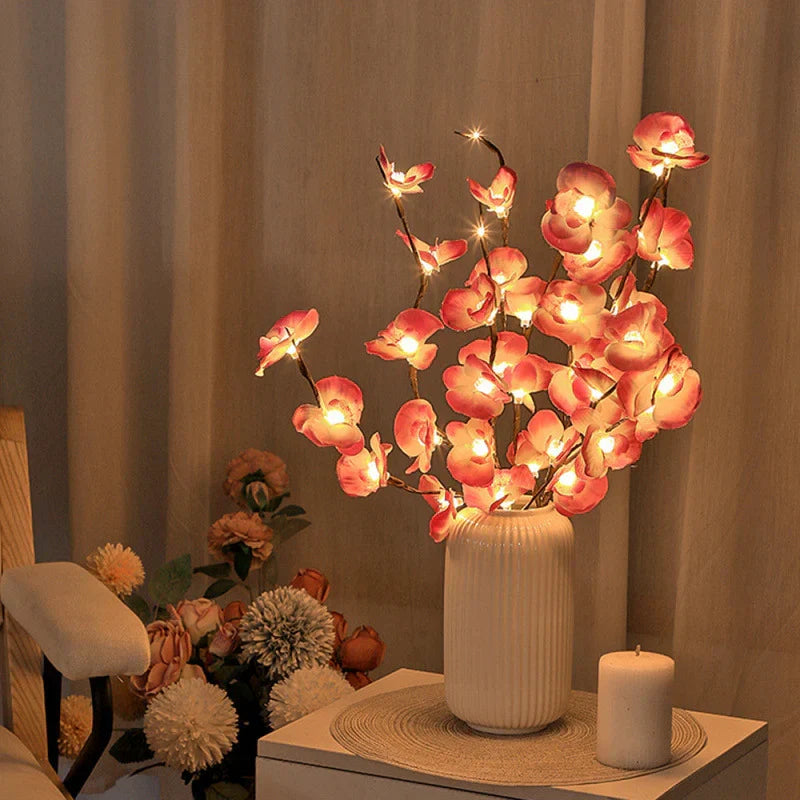 LED-lichtslinger tak op batterijen, decoratieve verlichting voor binnen