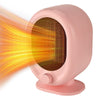 Elegante roze ventilatorkachel met thermostaat