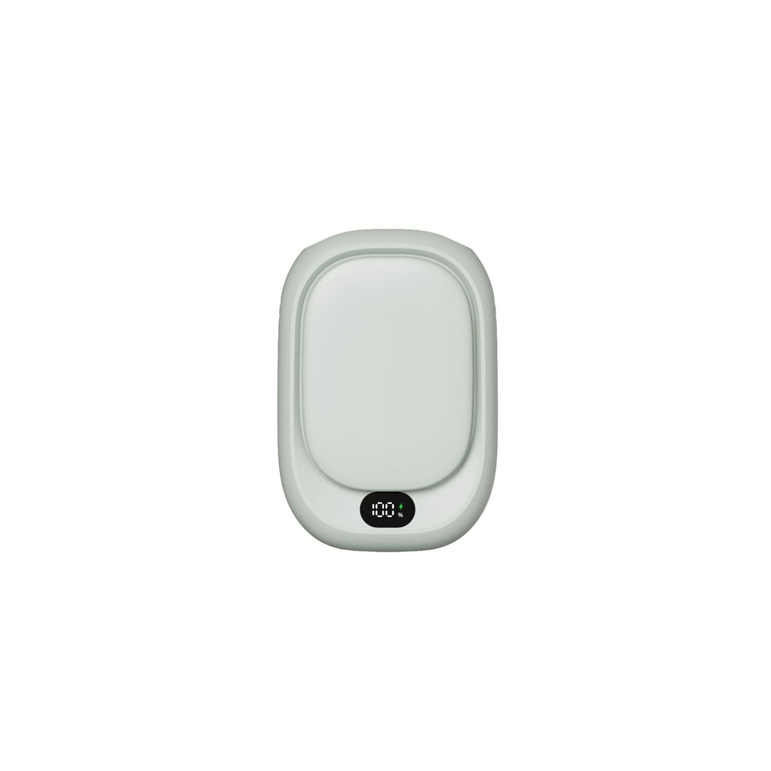 Oplaadbare handwarmer en powerbank met led-display