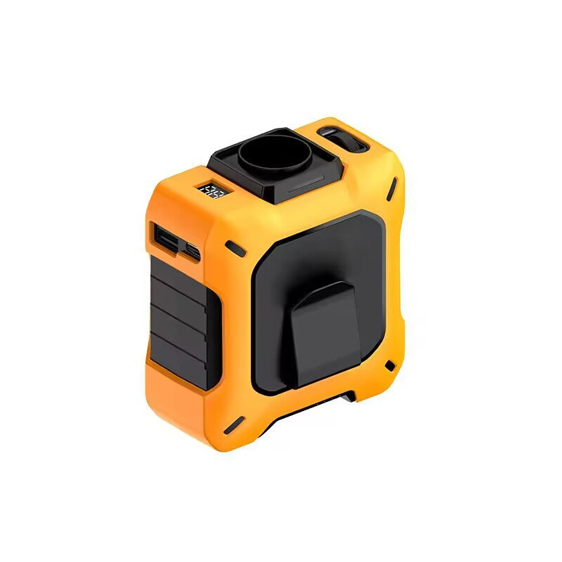 Draagbaar mini-kacheltje met lcd-scherm en stil