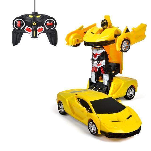 Transformerende robotauto met afstandsbediening