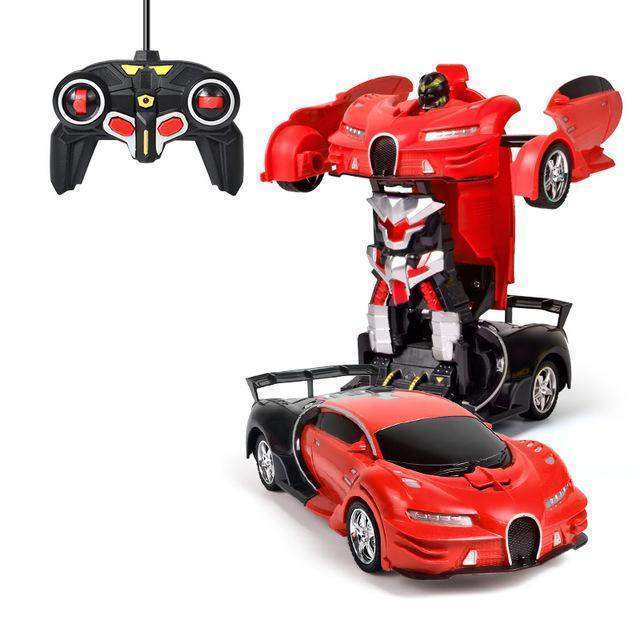 Transformerende robotauto met afstandsbediening