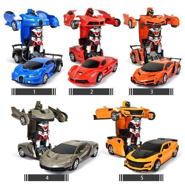 Transformerende robotauto met afstandsbediening