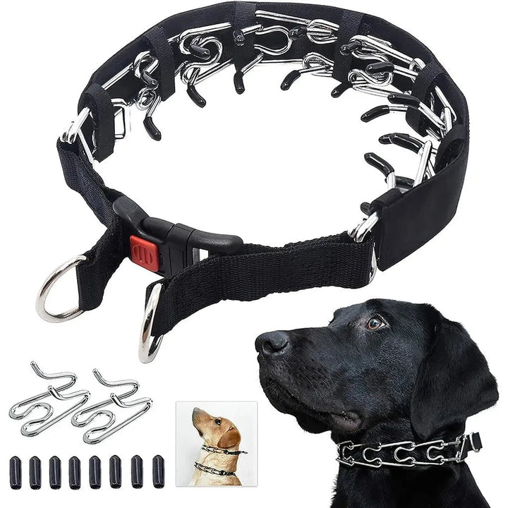 Trainingshalsband voor honden met verstelbare pasvorm voor dagelijkse wandelingen