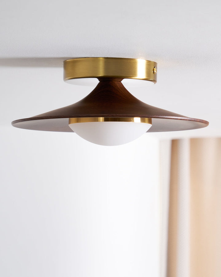 Eigentijdse LED-plafondlamp, compact ontwerp voor opbouwmontage