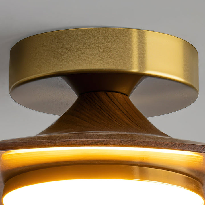 Eigentijdse LED-plafondlamp, compact ontwerp voor opbouwmontage