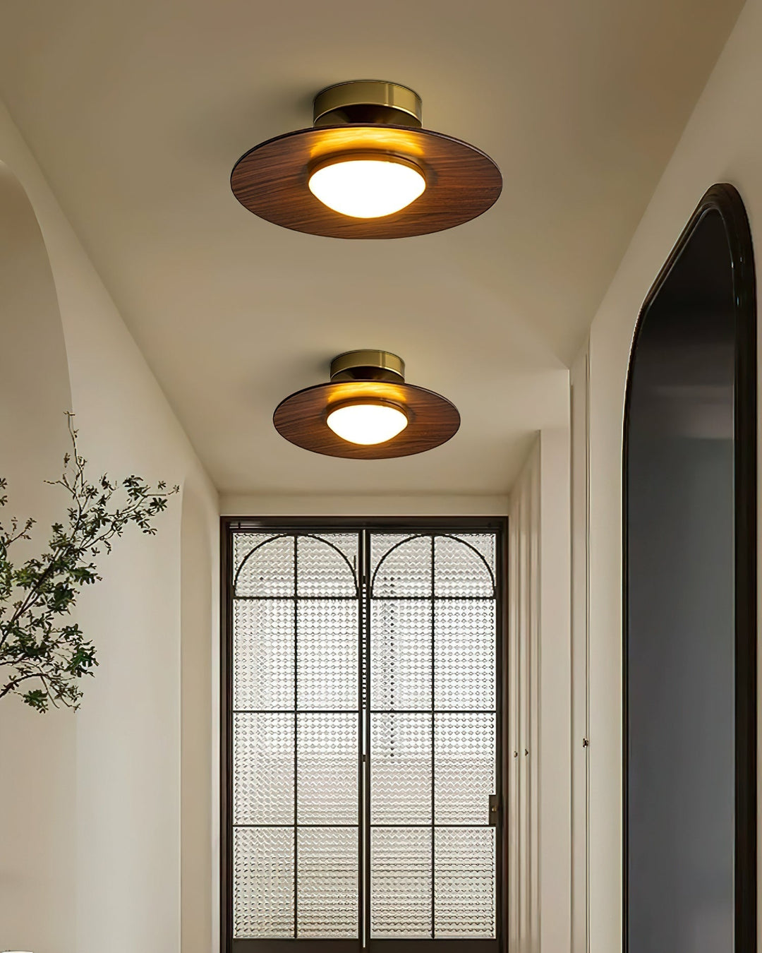 Eigentijdse LED-plafondlamp, compact ontwerp voor opbouwmontage