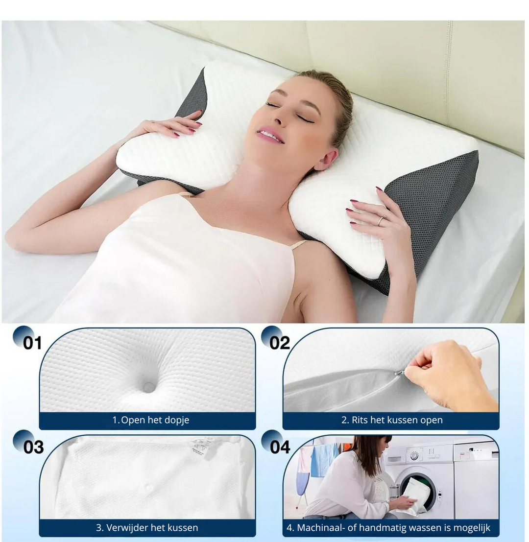 SleepWell | Ergonomisch Slaapkussen voor Nekpijn