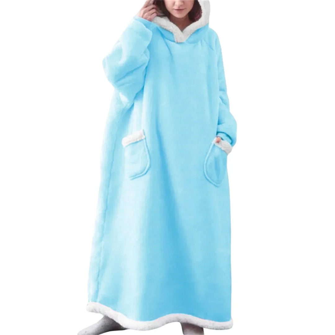 Oversized capuchondeken met voorzak - Lola