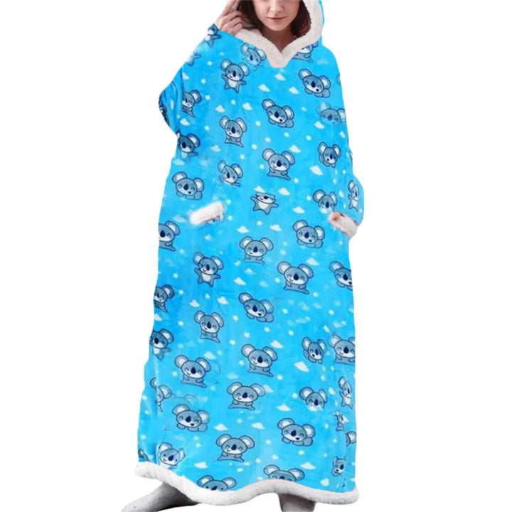 Oversized capuchondeken met voorzak - Lola