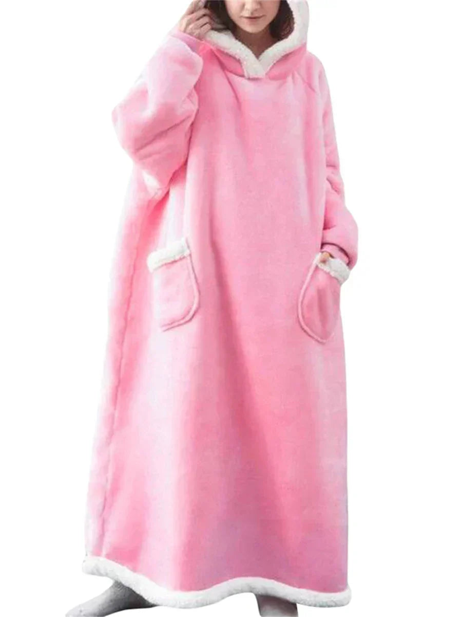 Oversized capuchondeken met voorzak - Lola