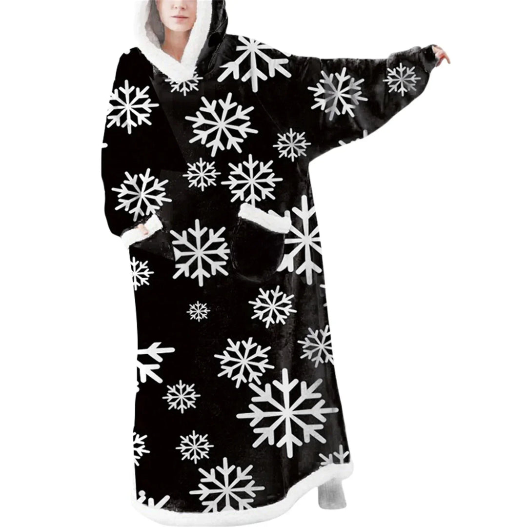 Oversized capuchondeken met voorzak - Lola