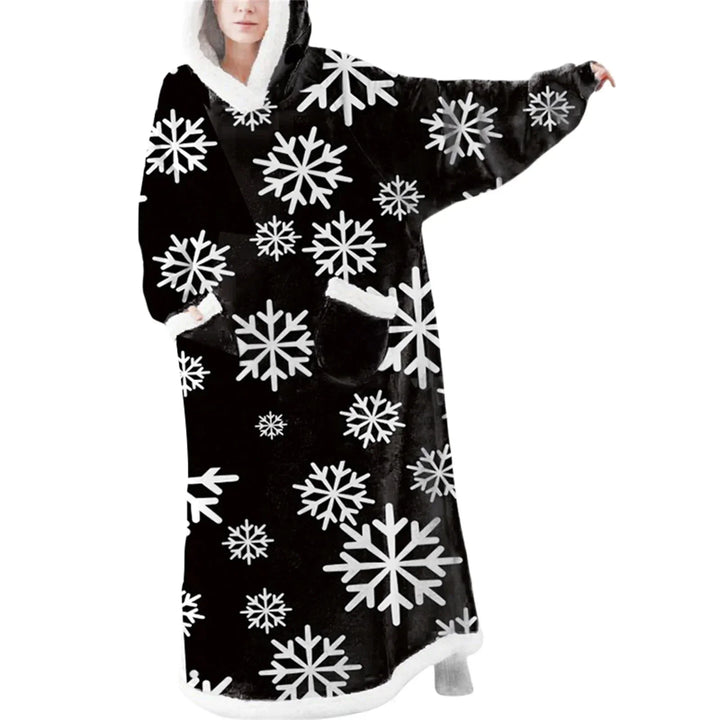 Oversized capuchondeken met voorzak - Lola